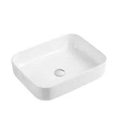   Mosdó, Invena Ate mosdókagyló,szögletes, fehér, 51 cm CE-16-001-C