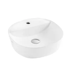   Mosdó, Invena Pejto mosdókagyló,kerek, fehér, 40 cm CE-17-001-C