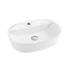   Mosdó, Invena Halia mosdókagyló,ovális, fehér, 50 cm CE-18-001-C