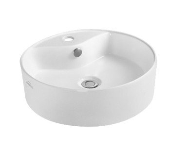 Mosdó, Invena Rondi mosdókagyló,kerek, fehér, 47 cm CE-21-001-W