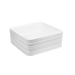   Mosdó, Invena Akte Invena Trend szögletes mosdókagyló, fehér 38 cm CE-54-K01-C