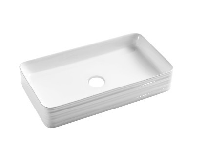 Mosdó, Invena Akte Invena Trend szögletes mosdókagyló, fehér 66 cm CE-54-P01-C