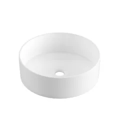   Mosdó, Invena Limnos kerek mosdókagyló, fehér, 36 cm CE-59-001-W