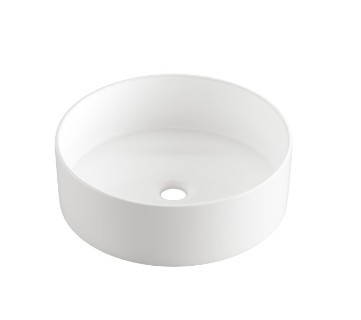 Mosdó, Invena Limnos kerek mosdókagyló, fehér, 36 cm CE-59-001-W