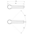 Mosdó csaptelep, Ravak Safe 230 mm, leeresztő nélkül, króm SF 014.00CR X070620