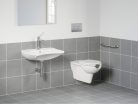 WC, Ravak Safe RimOff wc szett, fehér X01930
