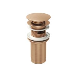   Lefolyó, Ravak Click-Clack mosdólefolyó Rose Gold Brushed X01841
