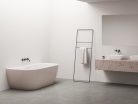 Kád, Ravak Freedom Wall Tec 170x87, Alabaster Pink/fehér, fehér lefolyó CE31600000