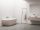 Kád, Ravak Freedom Wall Tec 170x87, Alabaster Pink/fehér, fehér lefolyó CE31600000