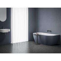  Kád, Ravak Freedom Wall Tec 170x87, Deepsea Blue/fehér, fehér lefolyó CE31400000