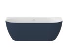 Kád, Ravak Freedom Wall Tec 170x87, Deepsea Blue/fehér, fehér lefolyó CE31400000