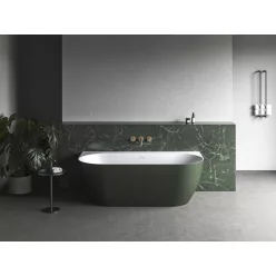   Kád, Ravak Freedom Wall Tec 170x87, Grey Green/fehér, fehér lefolyó CE31200000