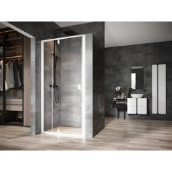   Zuhanyajtó, Ravak Nexty NDOP2-100 zuhanyajtó matt fehér+transparent 03OA0E01Z1