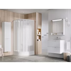  Zuhanybox, Ravak Supernova ASBKP6 zuhanybox 90x90 fehér/pearl 8067711211