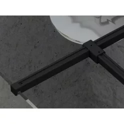 W-szett, Ravak W SET-Uni T profil, fekete GWD010003025