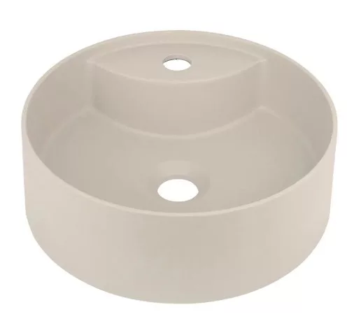 Mosdó, Deante Silia pultra építhető gránit mosdó csaplyukkal bézs 36 cm CQS_5U4B