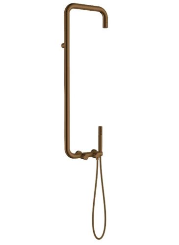 Zuhanyszett, Deante Silia zuhanyszett zuhany csapteleppel, szálcsiszolt bronz NQS_C4XM