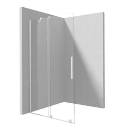   Walk-in, Deante Prizma tolóajtós walk-in, fehér, 140 cm KTJ_A34R