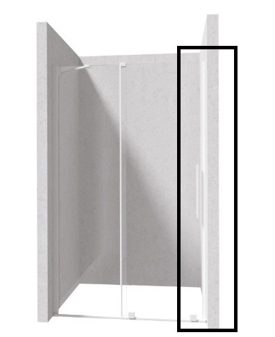 Alkatrész, Deante Prizma süllyesztett ajtóprofil 195 cm, alabástrom KTJ_A00X