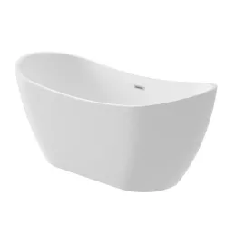   Kád, Deante Arnika akril fürdőkád, szabadonálló, ovális 160x72 cm KDA_016V