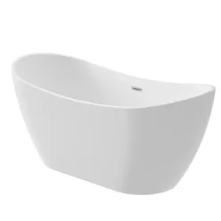   Kád, Deante Arnika akril fürdőkád, szabadonálló, ovális 170x72 cm KDA_017V