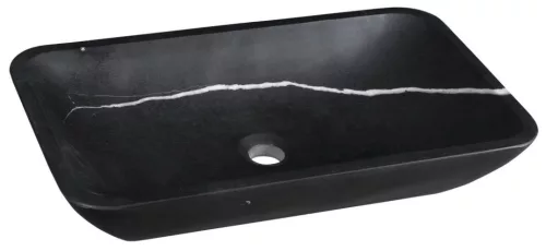 Mosdó, Sapho Blok kőmosdó 60x11x35 cm, matt Marquin 2401-39