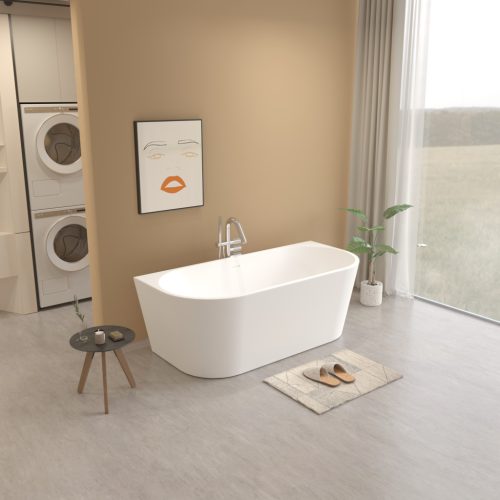 Kád, Aquatrend Nizza félszabadon álló kád fehér lefolyóval 160x80