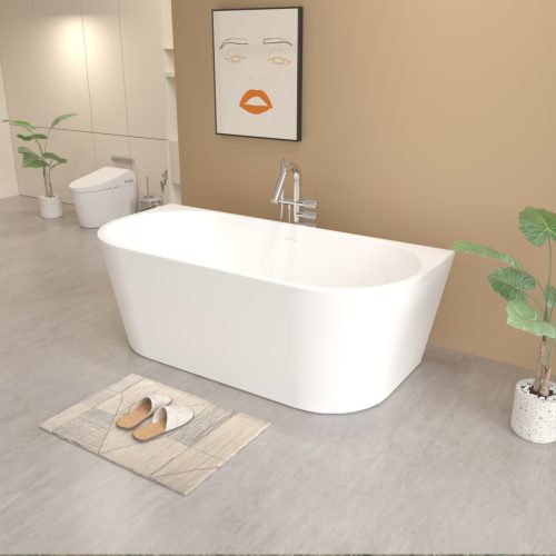 Kád, Aquatrend Nizza félszabadon álló kád fehér lefolyóval 160x80