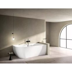   Kád, Aquatrend Monaco félszabadon álló kád fehér lefolyóval, jobbos 160x80