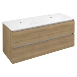   Alsó szekrény, Sapho Ezara mosdótartó szekrény 120x55x46 cm, cuneo tölgy EZ121-2525