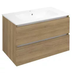   Alsó szekrény, Sapho Ezara mosdótartó szekrény 79,8x52x46 cm, cuneo tölgy EZ801-2525
