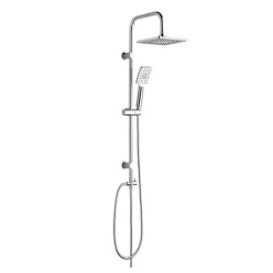 Zuhanyszett, Diplon Szögletes króm zuhanyszett BGQ1614