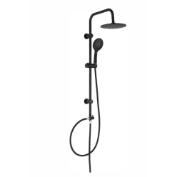 Zuhanyszett, Diplon Kerek fekete zuhanyszett BGQ1616BL