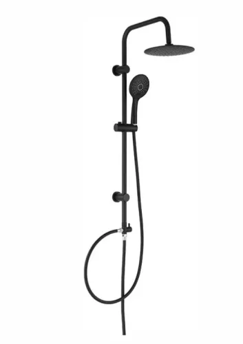 Zuhanyszett, Diplon Kerek fekete zuhanyszett BGQ1616BL