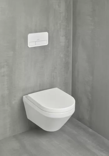 WC, Villeroy&Boch Architectura fali WC kombipack ülőkével, TwistFlush rendszerrel 4694CL01
