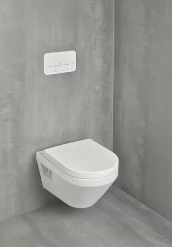 WC, Villeroy&Boch Architectura fali WC kombipack ülőkével, TwistFlush rendszerrel 5684CL01