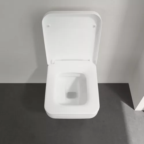 WC, Villeroy&Boch Architectura fali WC kombipack ülőkével, DirectFlush 5685HRR1