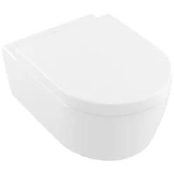   WC, Villeroy&Boch Avento fali WC kombipack ülőkével, DirectFlush rendszerrel 5656HRR1