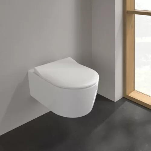WC, Villeroy&Boch Avento fali WC kombipack ülőkével, DirectFlush rendszerrel 5656RS01