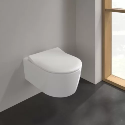 WC, Villeroy&Boch Avento fali WC kombipack ülőkével, DirectFlush rendszerrel 5656RSR1