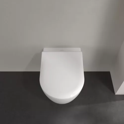 WC, Villeroy&Boch Avento fali WC kombipack ülőkével, DirectFlush rendszerrel 5656RSR1