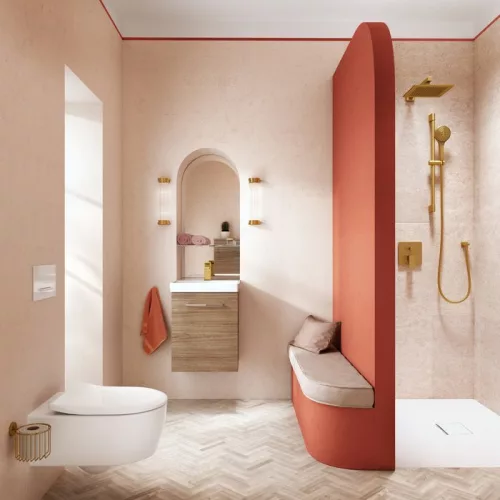 WC, Villeroy&Boch Avento fali WC kombipack ülőkével, DirectFlush rendszerrel 5656RSR1