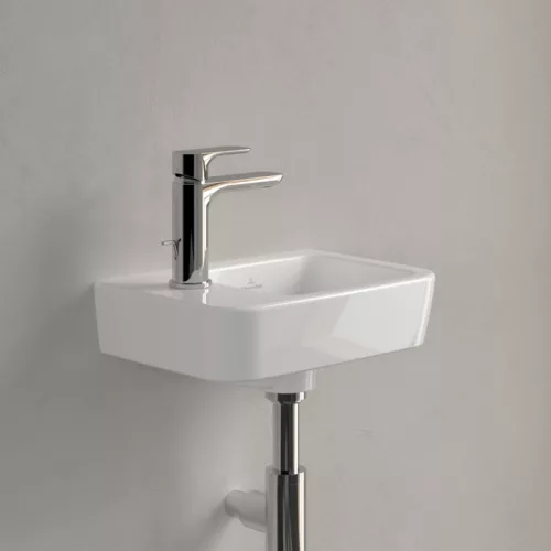 Mosdó, Villeroy&Boch O.novo 36x25 cm fali kézmosó, bal oldali csaplyukkal 43423601