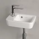 Mosdó, Villeroy&Boch O.novo 36x25 cm fali kézmosó, bal oldali csaplyukkal 43423601