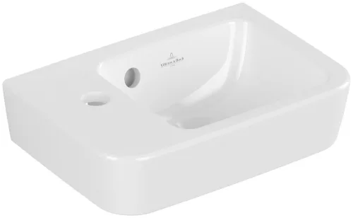Mosdó, Villeroy&Boch O.novo 36x25 cm fali kézmosó, bal oldali csaplyukkal 43423601