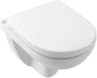 WC, Villeroy&Boch O.novo fali WC kombipack ülőkével, DirectFlush rendszerrel 5688HR01