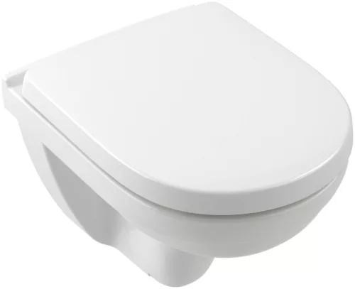WC, Villeroy&Boch O.novo fali WC kombipack ülőkével, DirectFlush rendszerrel 5688HR01