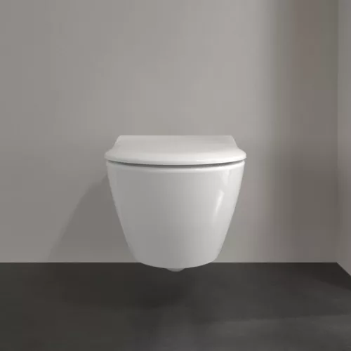 WC, Villeroy&Boch Subway 2.0 fali wc kombipack ülőkével, DirectFlush rendszerrel 5614R201