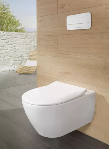 WC, Villeroy&Boch Subway 2.0 kombipack,ülőkével,DirectFlush rendszer,CeramicPlus felület 5614R2R1