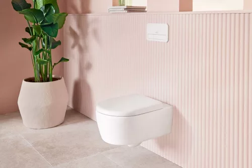 Öblítőtartály nyomólap, Villeroy&Boch ViConnect nyomólap, fehér 92249068